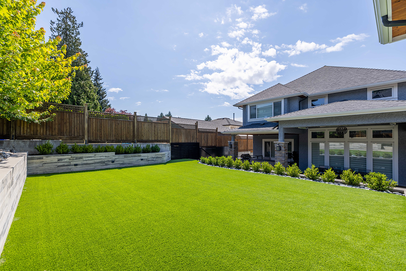 Beautiful green lawn
