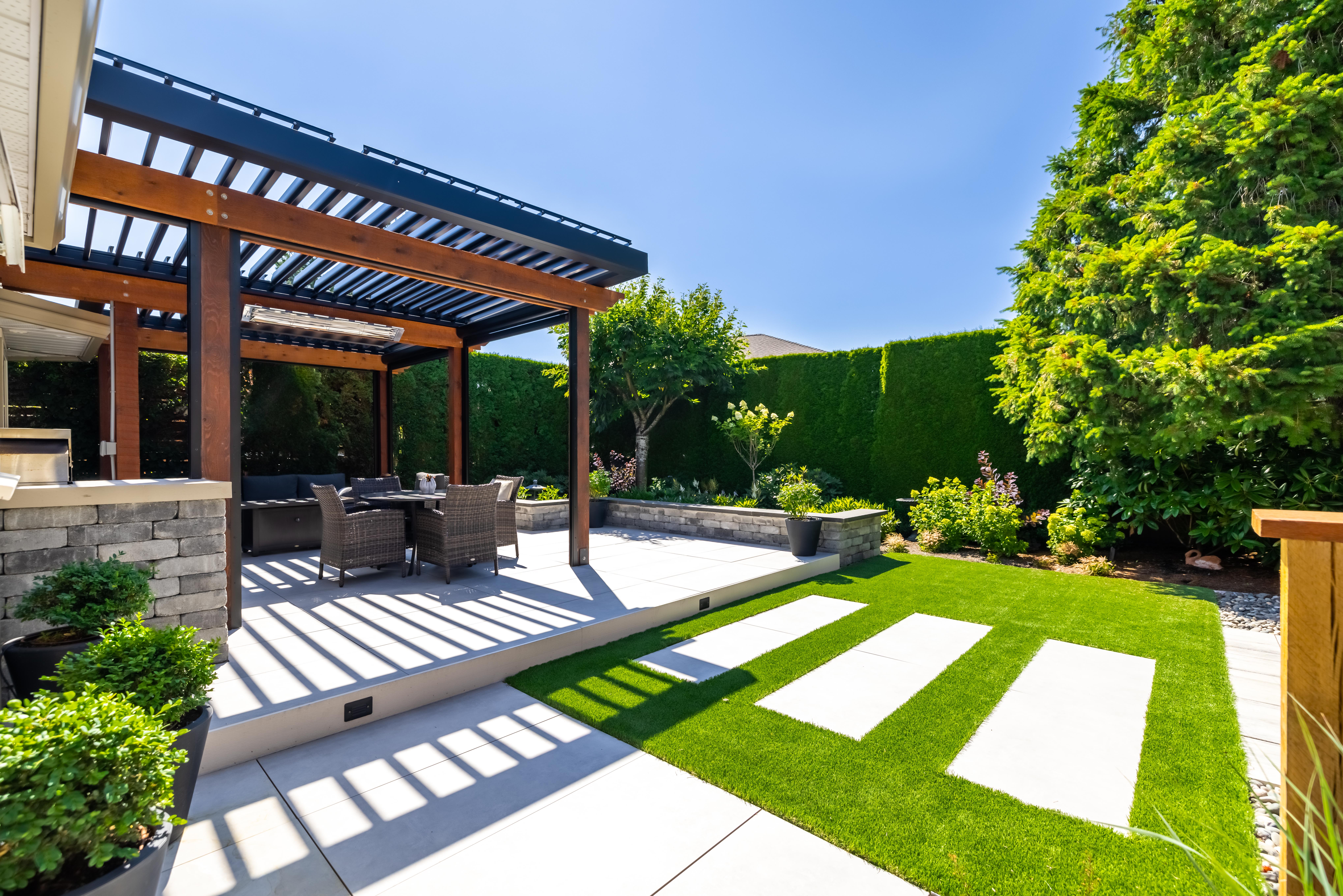 backyard with patio
